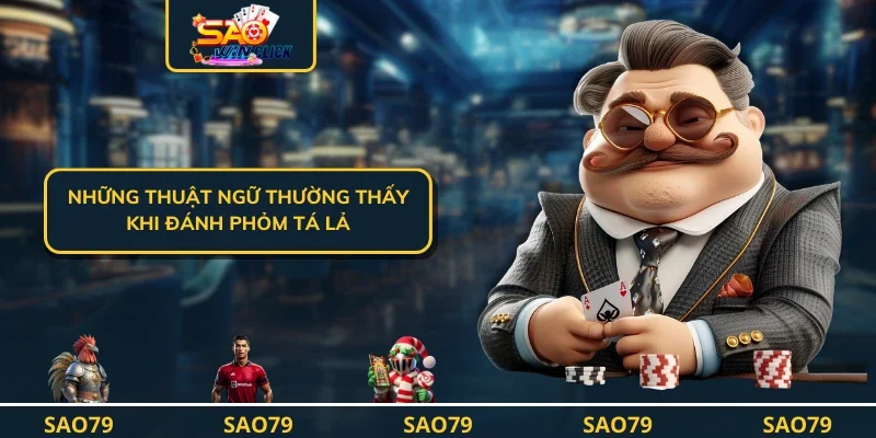 Những thuật ngữ thường thấy khi đánh Phỏm Tá Lả