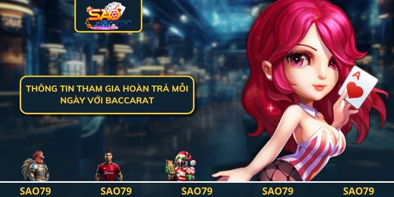 Thông tin tham gia Hoàn trả mỗi ngày với baccarat